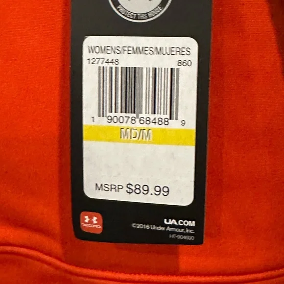 Under Armour Auburn University Jacket Women’s Sz Medium New! - Picture 3 of 3